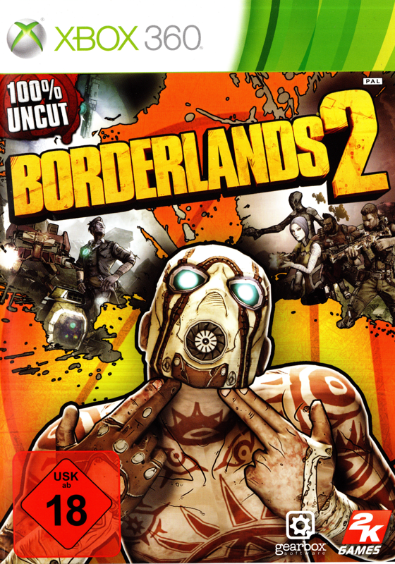 Borderlands 2 [Game of the Year] box art for Xbox 360
